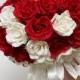 paper wedding bouquet, wedding bouquets, bridal bouquet, paper bouquet, bridesmaids bouquets, paper flowers, paper roses