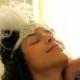 Simple white flapper headband, Gatsby headpiece, 20s prom, roaring twenties wedding, white swan, Old Hollywood hair piece, dance costume