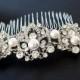 Bridal Comb, wedding hair accessories, Pearl , Crystal, Rhinestone Bridal Comb