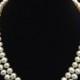 Genuine Pearl Necklace, AA  Pearl Necklace, Double Strand Pearl Necklace, Multi strand Freshwater Pearl Necklace from ADARNA GALLERY