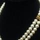 Only 1 left! Store Special,Genuine Pearl Necklace, Freshwater Pearl Necklace,Top AAA Genuine Pearl, Double Strand Pearl Necklace from ADARNA GALLERY