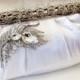 Bridal clutch, Victorian evening bag, White clutch, wedding clutch, Vintage inspired clutch, Bridal evening bag