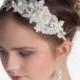 Lace headband, Bridal headband, Flower headband, Wedding headband, Wedding hair accessories