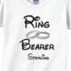 Personalized Ring Bearer Shirts and Tshirts
