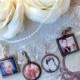 Wedding Photo Charm Bridal Bouquet Photo Charm Boutonnière Photo Charm for Wedding Memory Option for Matching Gift Tin and Necklace Chain