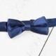 Navy Blue Boys Bow Tie-Newborn Photo Prop Boys-Pink Ring Bearer Bow Tie-Little Boy Bowtie-Cake Smash-Photography Prop-Infant Bow Tie