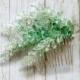 Ombre Leaves Hair Pin, Bridal updo, green, spring wedding, Hair Accessories,  Bohemian, summer, Fashion, Woodland, Hair Clip