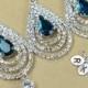 Navy blue,sapphire blue Wedding Jewelry Bridesmaid Gift Bridesmaid Jewelry Bridal Jewelry tear drop bridal navy  blue set,bridesmaid gift