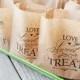 Wedding Cookie Favor Bag  - Love is Sweet Have a Treat  - Kraft Grease Resistant Cookie Bags - 25 Bags - New