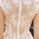 Special order for Lindsey! Designer Wedding Gown Bohemian Wedding Dress Lace Back dress from chiffon Made to order - New
