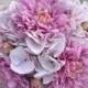 Wedding Bouquet, Bride Bouquet, Lavender, Purple Dahlia with Lavender Hydrangea Bridal Bouquet by Holly's Wedding Flowers. - New