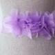 Vera Wang Inspired Lilac Wedding Sash, Bridal Sash, Wedding Belt, Bridal Belt -Lilac Organza Flowers