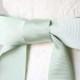 Seafoam Green Wedding Sash, Mint Bridal Sash, Bridesmaid Sash, Grosgrain Ribbon Sash, 1.5 Inches Wide Belt