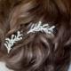 Bridal Hair comb,coral branch , Crystal Hair Comb, Swarovski comb, Beach wedding, Hair Flower, Wedding Accessories, Weding Comb