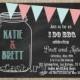 Printable Invitation-NEW I Do BBQ-Engagement Party-BBQ-Mason Jar Invitation-Casbury Lane