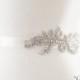 GINA - Rhinestone Beaded Bridal Sash, Wedding Belt
