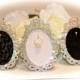 Oval Crystal Engagement & Wedding Ring Picture Frame Ring Holder- 2" x 3"