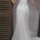 Sheath/Column One Shoulder Sleeveless Chiffon Cheap Wedding Online
