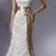 Attractive Strapless Mermaid/Trumpet Satin Bridal Wedding Dress