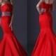 Luxury Mermaid Waist Beaded Ball Prom Evening Formal Party Cocktail Long Dress