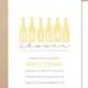 wine tasting // bridal shower invitation set // birthday invitation // wine bottle // vino // wine tasting party