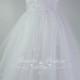 Flower Girl Dress/ Communion White, Ivory, Pink, Special Occasion  Girls Dress,  (Ets0141w)