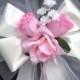 Free Shipping 12 PEW BOWS Wedding Bouquet Bridal Silk flower Decoration Package centerpieces Roses and Dreams