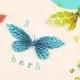 Cheerful And Bright DIY Paper Butterfly Escort Cards 