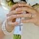 Bridal Bracelet Cuff, Bridal Pearl Cuff Bracelet, Multi Strand Pearl Bracelet, Swarovski Bridal Jewelry
