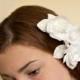Wedding bridal hairpiece Bridal fascinator Wedding headpiece Bridal hair accessory Wedding fascinator