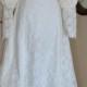 Vintage 1970's William  Cahill of California lace,  wedding dress FREE SHIPPING  any where in the u.s.a.