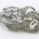 Silver Wedding Hair Comb Bridal Accessories Crystal Hair Piece Swarovski Pearl Rhinestone Bridal Headpiece