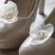 Wedding shoe clips Champagne shoe clips Champagne wedding shoes Champagne shoes Cream wedding shoes Ivory wedding shoes Cream bridal shoes
