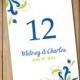 Printable Wedding Table Number Template Download 
