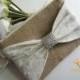 Burlap Wristlet - Bridesmaids Gifts - Wedding Clutch - Burlap - satin lace - Lace Wristlet - Lace Bridesmaids gift