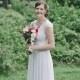 Wedding Dress,Wedding Gown, Lace Scoop neck Wedding ,Bridal Dress: NANCY Floral Lace Tulle Long Dress Custom Size