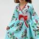 Girls Kimono Dress, Girls Dresses, Flower Girl Dress, Toddler dresses, Asian style, cute, boutique, blue, red, size 2T, 3, 4, 5, 6, 7, 8