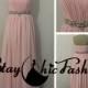 Jewels Beaded Waist Pink Long Pleated Strapless Chiffon Evening Dress, Pink Sequined Waist Long Prom Dress for Women