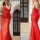Stunning Mermaid Red Evening Dresses 2015 Roberto Motti Sweetheart Backless Trumpet Floor Length Lace Bodice Formal Pageant Party Online with $113.93/Piece on Hjklp88's Store 