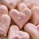 Shabby Chic Mini Heart Cookie Favor- 100 pcs