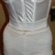 Victoria Secret Heart collection.Rare ladies 34-36 A  CUP vintage WHITE Corset. Wired Boning.Backless.strapless.underwire. lingerie.