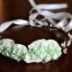 Mint Green Bridal Floral Headband, Mint Green Flower Crown. Woodland, spring, bridesmaids, Weddings, mint wedding, Bridal Hair Crown