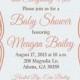 Shabby Chic Girls Baby or Bridal Shower Birthday Tea Party Wedding Digital DIY Invitation Pink