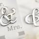 96 Ampersand Mr And Mrs Bottle Opener Wedding Favors