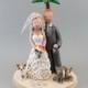 Personalized Outdoor/ Beach Theme Wedding Cake Topper