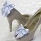 Mauve Shoe Clips, Light Purple Satin Bow Shoe Clip, Purple Wedding Accessories Shoes Clip