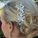 Freshwater pearl bridal hair accessories comb, wedding hair comb, Swarovski crystal rhinestone hair comb hair comb wedding headpieces