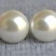big pearl earrings,huge button pearl earring,wedding earrings,ivory pearl stud earrings,bridesmaid earrings,pearl jewelry.for wedding party
