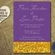 Printable Gold Invitation Idea Purple Custom Color DIY Wedding online Template Engagement Party Bridal Shower Baby Cheap 