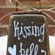 Bronze Kissing Bell Wedding Decor Ring for a Kiss